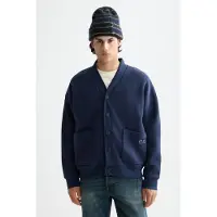 Scotch & Soda Loose Fit Button Down Sweatshirt Peacoat Taglia: M | Outlet | Uomo