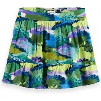 Scotch & Soda Girl Printed Viscose Skirt Arty Landscape Taglia: 14 | Gonne Outlet | Unisex