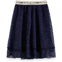 Scotch & Soda Girl Fancy Lurex Midi Skirt Peacoat Taglia: 4 | Gonne Outlet | Unisex