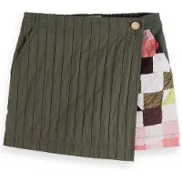 Scotch & Soda Girl Patchwork Skort Thyme Taglia: 8 | Gonne Outlet | Unisex