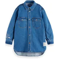 Scotch & Soda Girl A-line Denim Shirt Dress — Art From The Heart Art From Taglia: 14 | Vestiti Outlet | Unisex | Blu