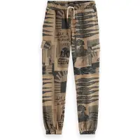 Scotch & Soda Boy All-over Printed Cargo Sweatpants Art Dept Collage Plaza Taglia: 6 | Pantaloni Outlet | Unisex