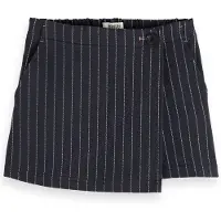 Scotch & Soda Girl Pinstripe Skort Charcoal Cerulean Pinstripe Taglia: 16 | Gonne Outlet | Unisex | Nero