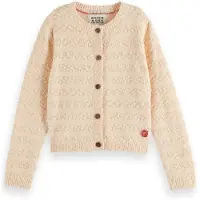 Scotch & Soda Girl Boucle Cardigan Powdered Peach Taglia: 16 | Maglioni Outlet | Unisex | Arancia