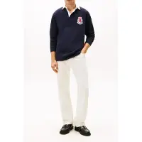 Tommy Hilfiger Ls Rwb Blocking Polo Desert Sky Taglia: M | Maglie a manica lunga Outlet | Uomo