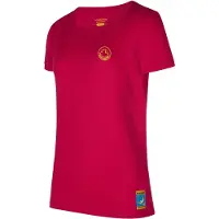 La Sportiva Women's Climbing On The Moon T-shirt Donna (XS, rosso)