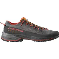 La Sportiva - Scarpe da avvicinamento - TX4 Evo ST Carbon/Mountain Red per Uomo in Pelle - Taglia 44 - Grigio