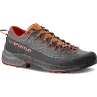 La Sportiva - Scarpe da avvicinamento - TX4 Evo ST Carbon/Mountain Red per Uomo in Pelle - Taglia 43 - Grigio