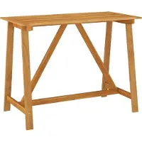 Syfax Tavolo da Bar da Giardino 140x70x104 cm in Massello di Acacia