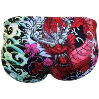 Turbo Costume Da Bagno A Slip Wp Red Dragon