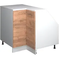 Vicco Mobile cucina angolare per sottotetto R-Line Rovere dorato 75.6 cm con 1 porta, corpio dell’armadio profondità 60 cm, Model 60325