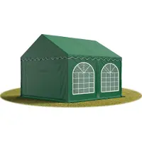 Sonstiges TOOLPORT 3x4 mTendone per feste PREMIUM PVC verde scuro 100% impermeabile Tendone da esterno Tenda party