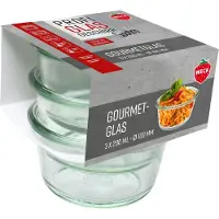 Weck 3er Set Gastropack 290 ml Gourmetgläser ohne Deckel 76124
