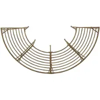 vidaXL Panchina a forma di albero a 4 posti 160 x 80 x 44 cm in acciaio marrone antico