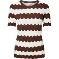 Y.A.S Gilet in maglia marrone