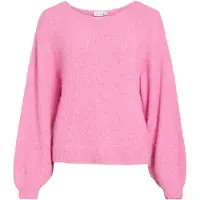 Vila Vimarley Scollo A Barchetta Pullover A Maglia