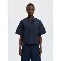 Selected Camicia A Maniche Corte Donne Blu 36