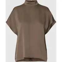 Selected Top A Maniche Corte Donne Marrone 42