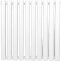 Monster Radiatore tubolare ovale - 600 mm x 600 mm - Bianco