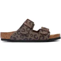 Birkenstock Kid's Arizona BFBC Print Sandali Bambini (28 - Narrow, marrone)