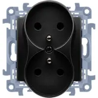 Kontakt-Simon S10 CGZ2MZ.01/49. Presa di corrente doppia, con messa a terra
