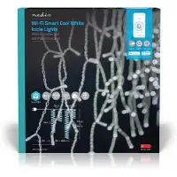 Nedis SmartLife Julbelysning | Istapp | Wi-Fi | Kall Vit | 400 LED | 8,00 m | Android / IOS