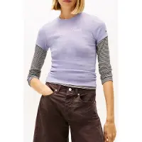 Tommy Hilfiger Slim Essential Logo T-shirt Periwinkle Dusk Taglia: S | Maglie Sportivi Outlet | Donna | Blu