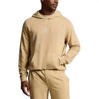 Ralph Lauren per uomo. 714P03152003 Felpa con cappuccio in spugna francese marrone (M), Casual, Cotone