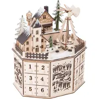 Small Foot calendario dell'Avvento a piedini piccoli con piramide natalizia