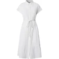 Pepe Jeans Vestito Midi A Maniche Corte Fancy