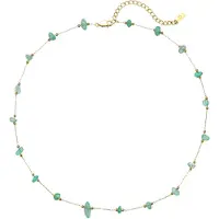 Hey Happiness Collana 'Green Aura' oro