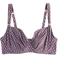 Next Top per bikini blu chiaro / marrone / cioccolato / bianco