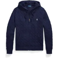 Ralph Lauren per uomo. 710B18057002 Maglione di cotone a trecce blu marino (S), Casual, Navy