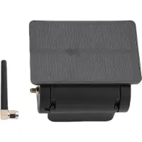 Gistuch Telecamera di retromarcia wireless magnetica a energia solare con connessione Wi-Fi, 1080p HD, ricaricabile, per camper, rimorchi per cavalli e barche con braccio flessibile