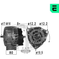 Augustin Group ERA 209122 Alternatore LiMa 100 A 28 V compatibile con MERCEDES-BENZ Classe G SUV (W461), VARIO Furgone/Station Wagon, Vario Cassone / Telaio