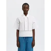 Selected Camicia A Maniche Corte Donne Bianco 40
