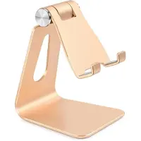 OEM Supporto girevole da scrivania in alluminio con finitura dorata