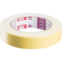 KAEM Nastro di installazione SCL in schiuma 25x5m adesivo in gomma sintetica, 1,00 mm, schiuma pe bianca, adatto per ambienti umidi