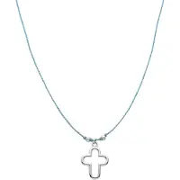 Luxenter Collana 'Cruz' blu