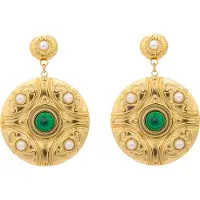 Luxenter Orecchini 'Kiak' verde