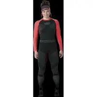 Dynafit - Intimo tecnico senza cuciture - Speed Dryarn W L/S Tee Ultra Coral per Donne - Taglia L - Arancione