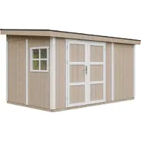 Timbela Casetta da giardino di 8,68 m² - H231x248x412 cm - M939-TERRA BROWN