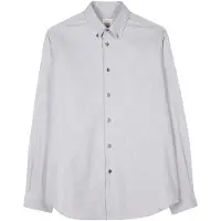 Paul Smith Mens S/c Casual Fit Shirt Grey Melange Taglia: XL | Camicie Casual Outlet | Uomo | Grigio