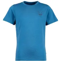 Stoic Kids Merino155 LaholmSt. Print T-Shirt Maglia merino Bambini (164, blu)