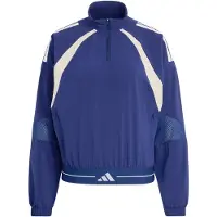 Adidas Giacca sportiva 'Hyperglam' blu scuro / bianco / bianco naturale