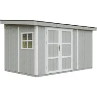 Timbela Casetta da giardino di 8,68 m² - H231x248x412 cm - M939-TUNDRA GREY