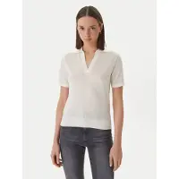 GUESS per donna. W6GR03Z0583 Polo beige con strass (L), Casual, Lana, Manica corta