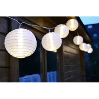 FHS Catena luminosa a LED per feste, 5 m, 20 LED bianchi caldi