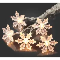 Hellum catena di fiocchi di neve LED da 10 pezzi