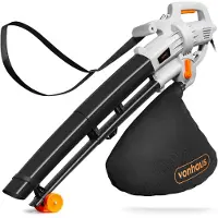 VonHaus Soffiatore Aspiratore Trituratore Elettrico 3000 W 3 in 1, Sacco di Raccolta 35 litri